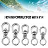 Высокопрочный рыболовный соединитель Pin Snap Rolling Lure Line Connector Fishing Lure Connect