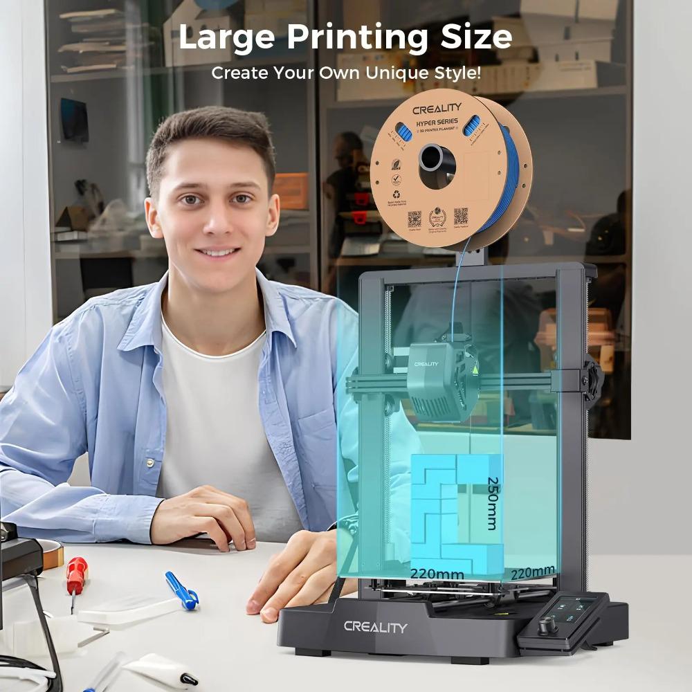 3D-принтер CREALITY Ender-3 V3 SE Sprite Прямая экструзия Дисплей IU Автоматическое выравнивание Двойная ось Z 3D-принтер Creality Ender-3 V3 SE