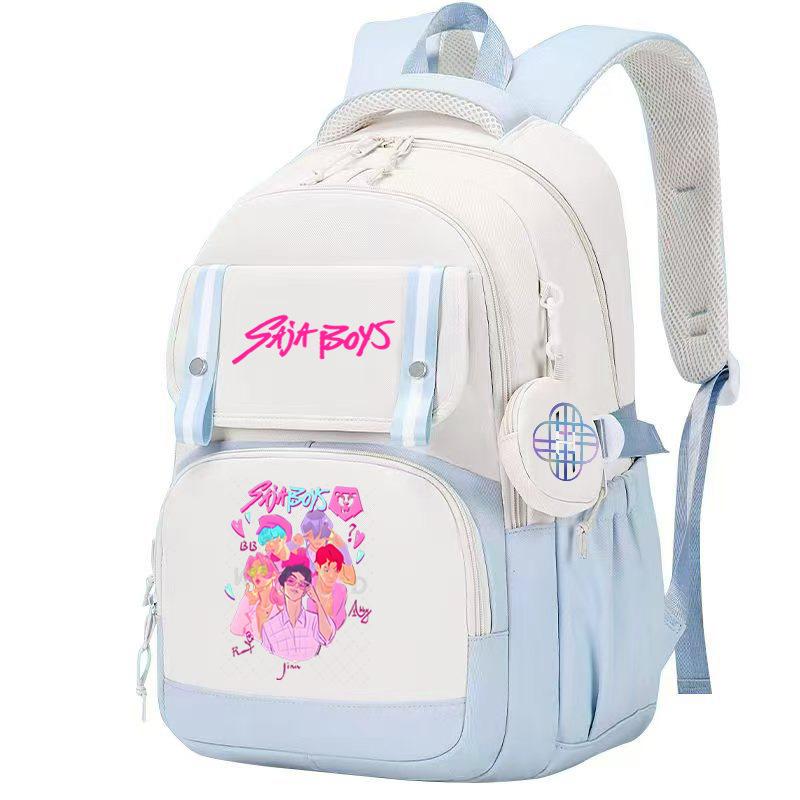 Animation Cartoon With Schoolbag College Style Trend Men And Women Versatile Primary And Secondary School Students Casual Backpack