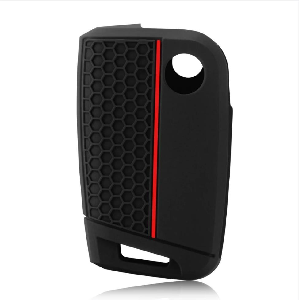 Чехол для ключей для Vw Golf 7 Gti Polo T-Cross T-Roc Touran Tiguan Skoda Octavia Rapid Kodiaq Fabia Seat Ibiza Leon Ateca Arona