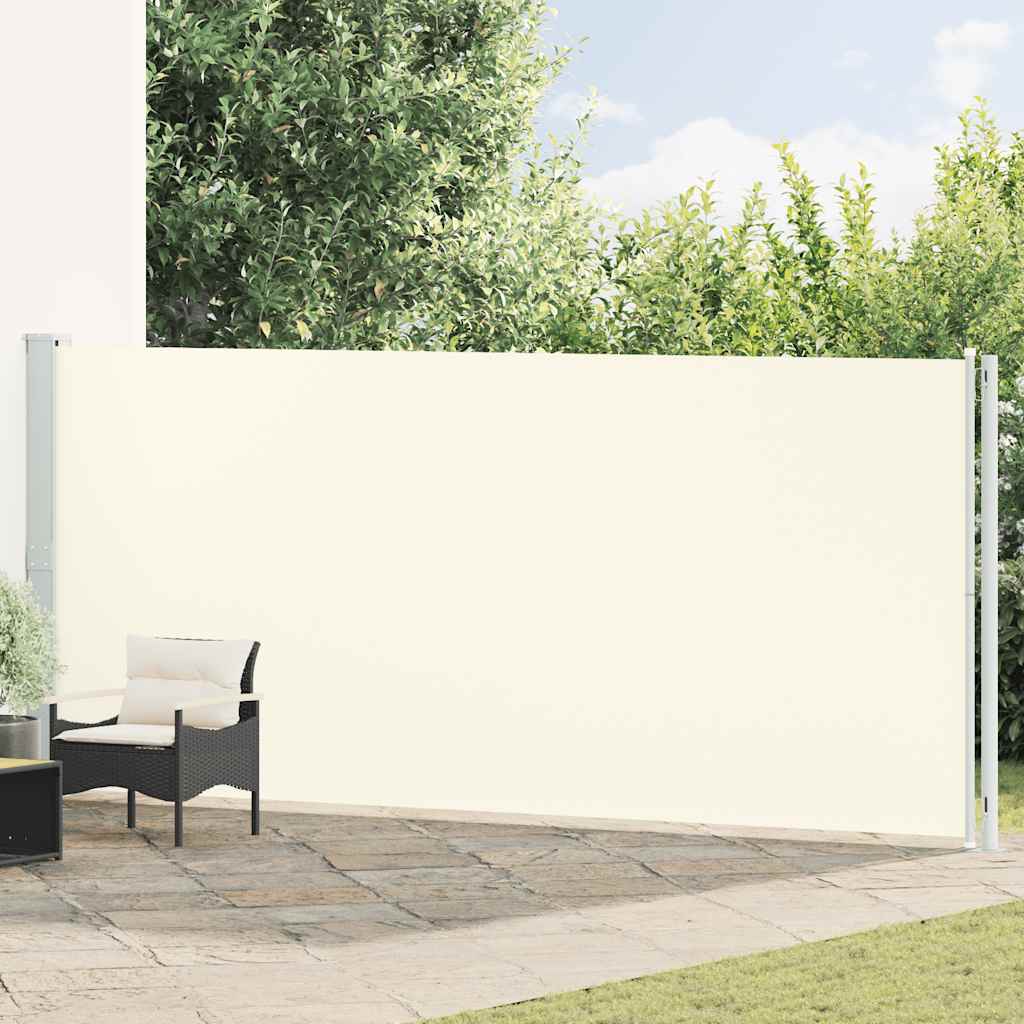 Vidaxl Wysuwana Markiza Boczna Na Taras, 180 X 600 Cm, Kremowa