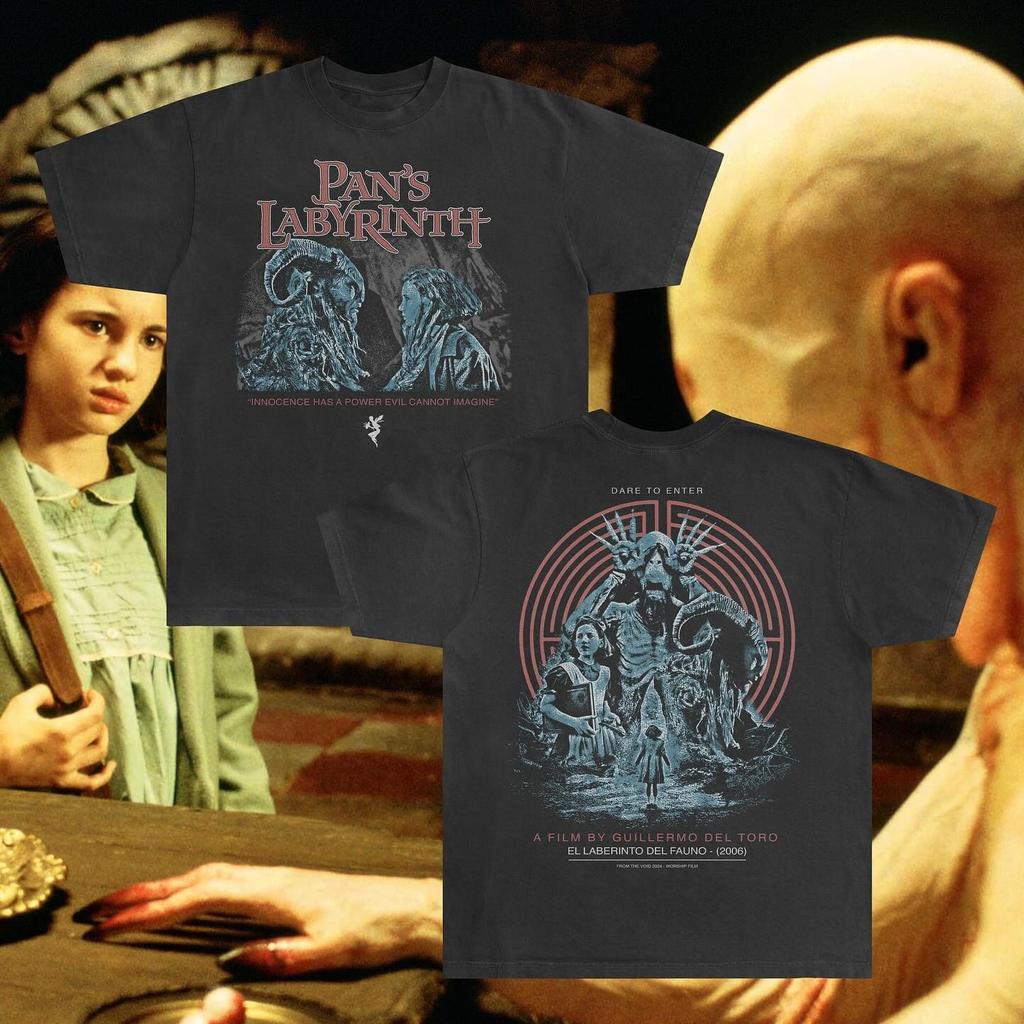 Monarch Wear Футболка Лабиринт Фавна Гильермо дель Торо Фэнтези Хоррор Черная