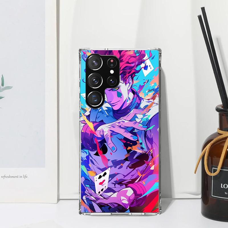 Huner X-Hunters Hisoka Phone Case For Samsung Galaxy S26 S25 Edge S24 FE S23 S22 Ultra S21 Plus S20 + Art Fundas Back Cover Gala