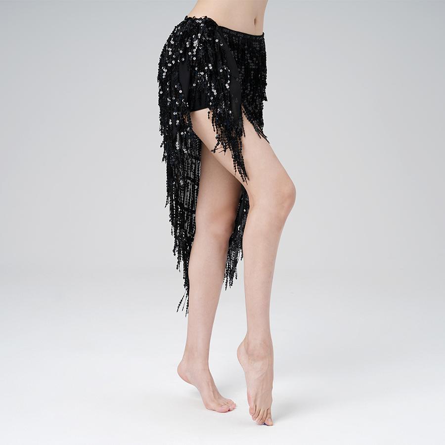 Наряд для практики танца живота, цепочка на талию, шарф на бедра, юбка-пачка, пайетки, кисточки, Ximi Heavy Industry, вдохновляющий наряд для выступлений, шарф на талию