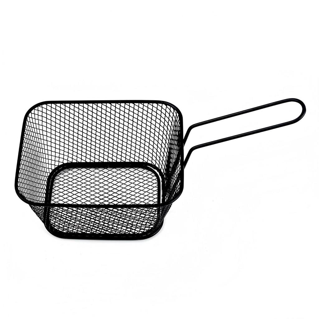 Корзина для жарки на сковороде: Держатель для закусок из картофеля фри и жареной курицы