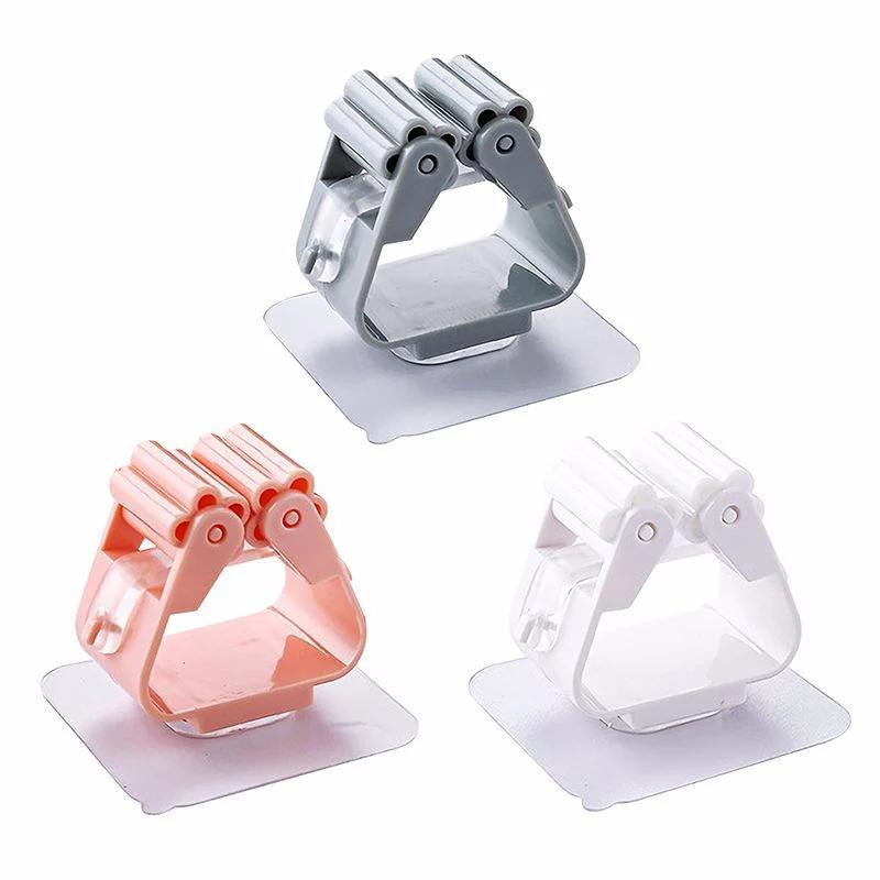 2 шт. настенный органайзер для швабры держатель щетка метла вешалка для хранения кухонный инструмент настенный аксессуар ключница подвесной крючок для трубы