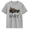 Deans Baby Impala Supernatural T Shirt Summer  Cotton TShirts For Mens Hipster Pattern Tshirt Short Sleeves Street Style Tops