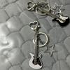 Y2k Guitar Keyring Star Musical Instrument Keychain Guitar Key Chain  Couple Gift
