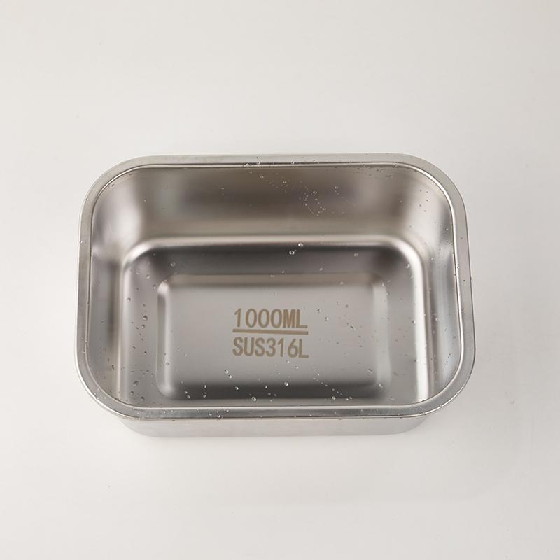 3/2/1/0,6 л нержавеющая сталь холодильник ящик для хранения продуктов с пластиковой крышкой готовить еду свежесть сохранение коробка пикник коробка