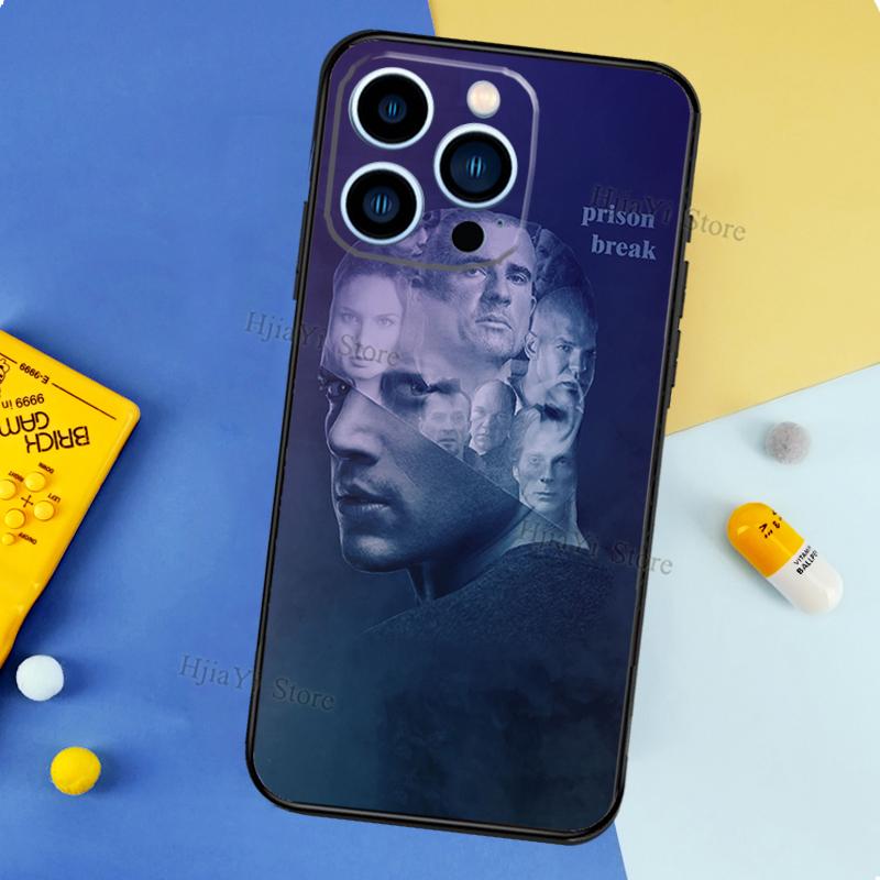 Prison Break Cases For iPhone 12 13 Pro X XS XR Plus 11 14 15 16 Pro Max Funda Coque Capa Full Cover