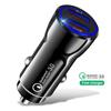 Car USB Charger Socket Quick Charge 3.0 Mobile Phone Charger 2 Port USB Fast Car Charger for iPhone Samsung Tablet Car-Charger