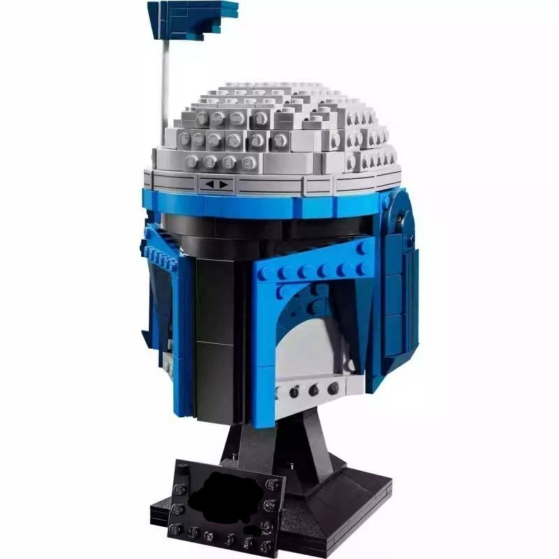 Star Wars Jango Fett Helmet Mask Boy Building Block Toy With Small Pieces As A Gift For The Child