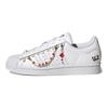 adidas Женские кроссовки Superstar Good Vibes White Footwear-Белый серебристый-металлик HP7828