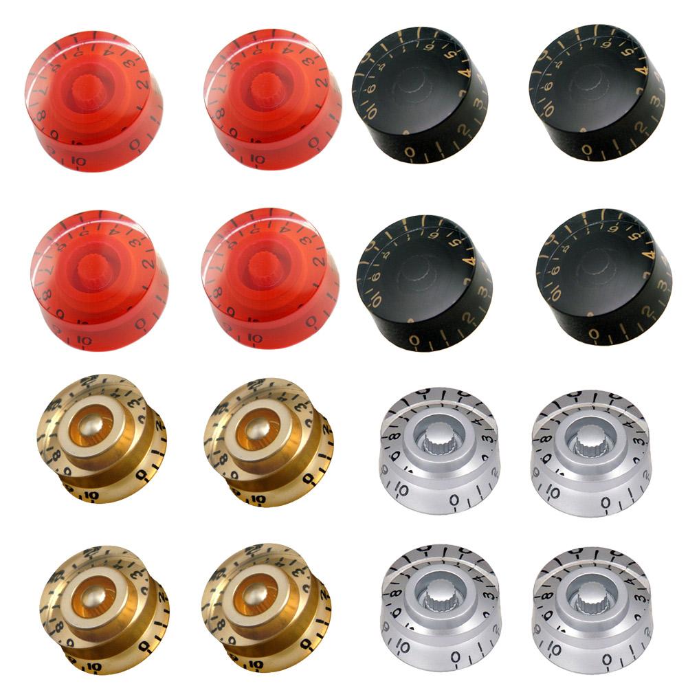 4pcs Musical Instrument Volume Tone Buttons Electric Guitar Knob Cap for EPI LP Musical Intrument Accessaries Supplies Parts