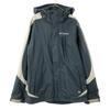 Mountain Parka M Blue Gray Outdoor Jacket Men's Used