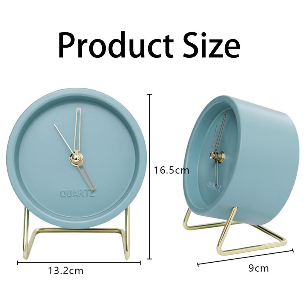 Простой будильник, бесшумные настольные часы, не тикающие аналоговые ретро-часы на тумбочке с подсветкой