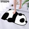 Quick Drying Anti-Slip Mat Cute Cat Dog Panda Super Absorbent Bath Mat Skin Floor Mats Toilet Carpet Home Decor Bath Rug