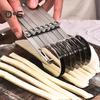 Колесо для пиццы из нержавеющей стали, профессиональный регулируемый резак для печенья, разделитель теста для домашней кухни, ресторана, школы выпечки