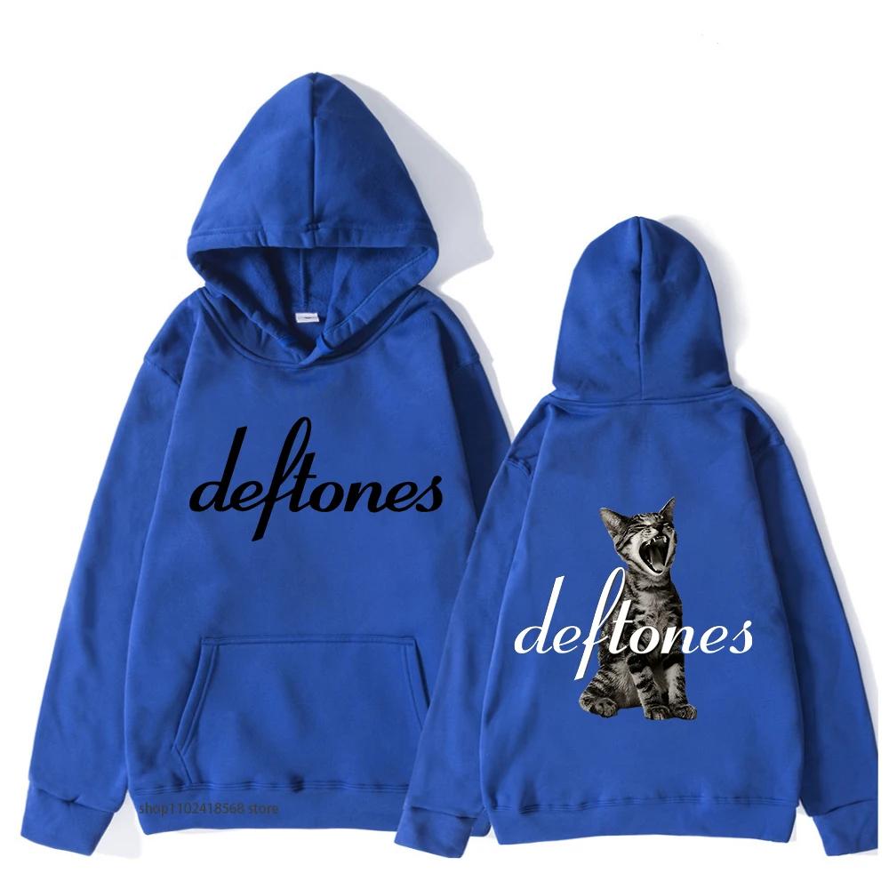 Толстовки Deftones для мужчин Around The Fur Tour Band Толстовка женская ретро-гранж уличная одежда унисекс с длинным рукавом