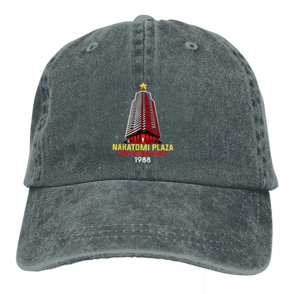 Мужская бейсболка Nakatomi Plaza Trucker Snapback, ковбойские кепки, шляпа для папы, вечеринка в стиле фильма «Крепкий орешек» 1988 года, шляпы для гольфа с Брюсом Уиллисом