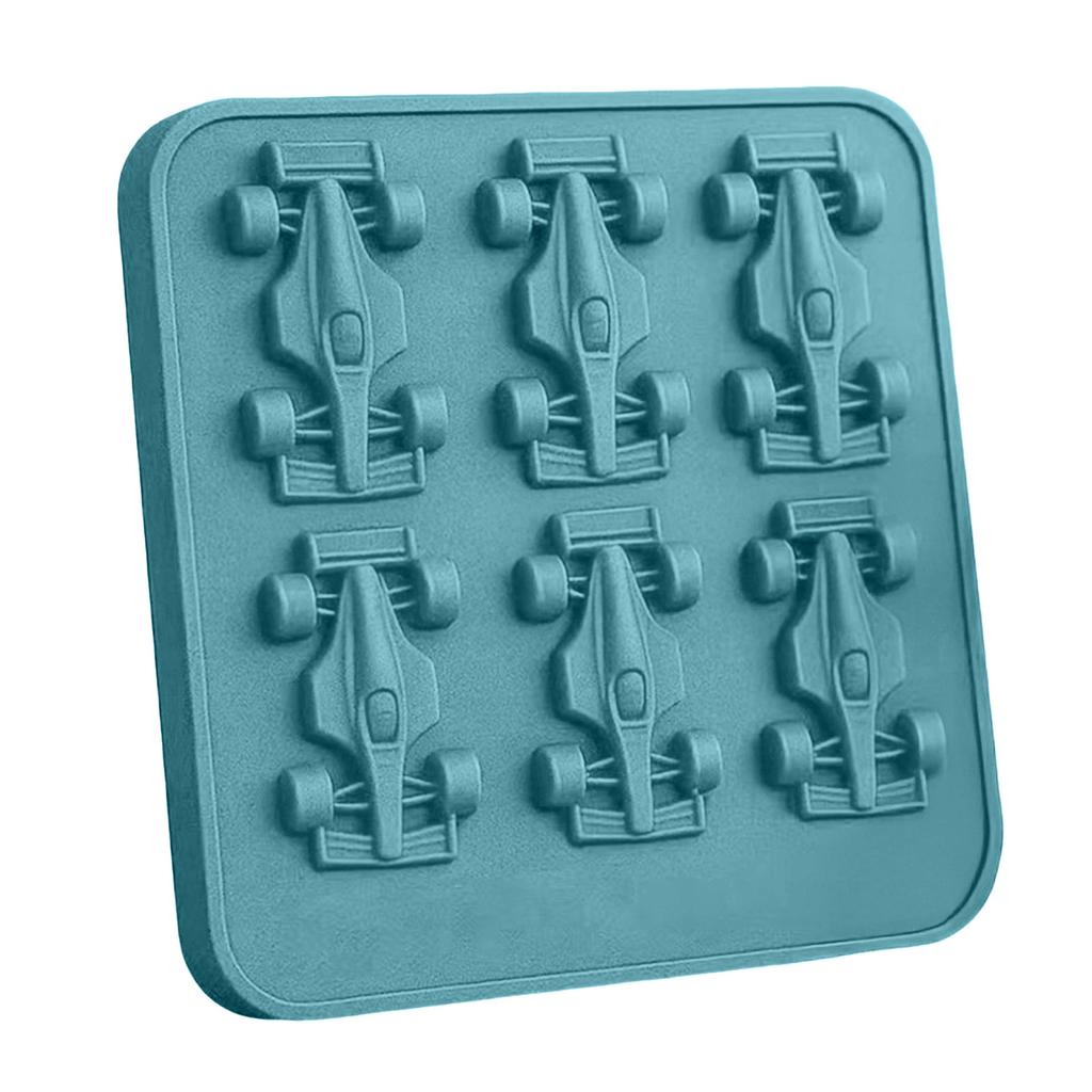 Форма для льда в виде гоночного автомобиля, силиконовый лоток для льда для виски, коктейлей, сока - без BPA, безопасный для морозильной камеры, семейные посиделки - форма для льда