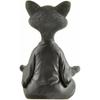 Кошка Медитация Животное Медитация Кошка Украшения из смолы Сидящий Дзен Будда Украшения для сада