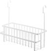 Yamazaki Jitsugyo 6617 Hook Bathroom Basket Wide White X X H37cm Tower Good Ventilation Large Capacity Storage All Together Approx. W40.5 D16.5