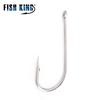 FISH KING 401SS Крючок с колючкой из нержавеющей стали 6/0#-1/0# 25шт/упак. 1#-8# 50шт/упак. Для ловли карпа на отсадку