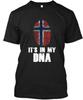 Norway Its In My Dna T-Shirt Made In the USA Size S To 5XL