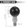 X AUTOHAUX 25mm Motorcycle Ball Mount Portable Tripod Ball Adapter Auto Bike Rearview Mirror