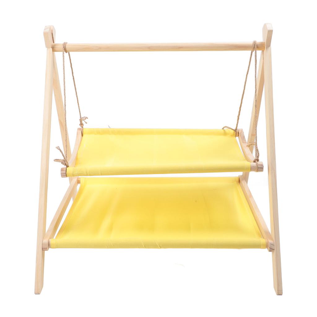 Гамак-качалка для кошек Деревянный Моющийся Прочный Не царапающийся Универсальный для помещений и улицы