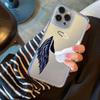 Крутой чехол-накладка с крыльями демона для iPhone 17 Air 16 15 14 13 12 11 Pro Max Plus Mini Xs X 8 7 Мягкий прозрачный чехол Fundas
