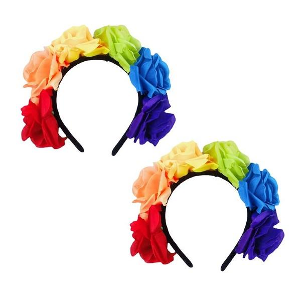 Living Duo Party Headband Halloween Greeting Item, Four Cuts of Life Props, 2 Pieces In One Set