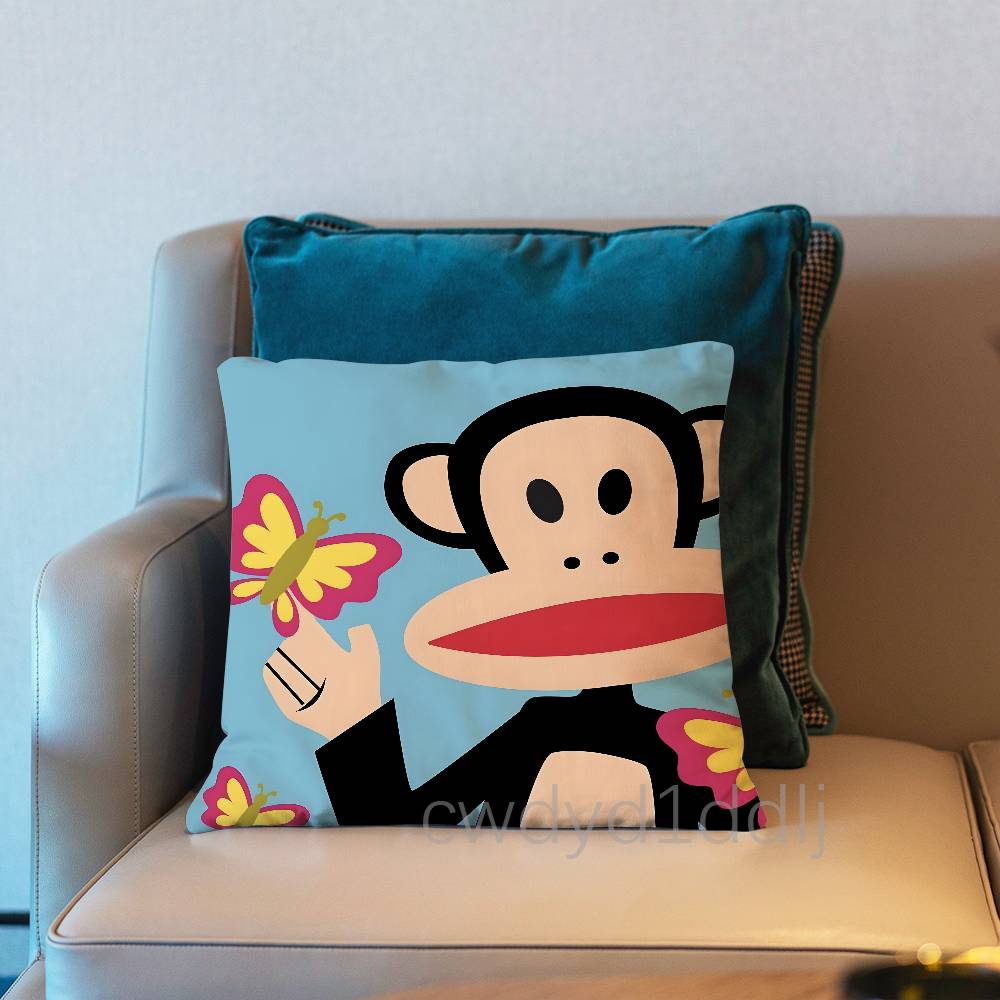 PPaul Monkey FFrank Pillow Case Cover Square Sofa With For Pattern Comfortable Cushion suitable Of Room
