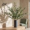 Элегантное домашнее украшение Ветви Искусственная Олива для Вазы, Искусственные Ветви Дерева, DIY Искусственные Реалистичные Зеленые Растения, Стебли, Сезонные Цветочные Композиции