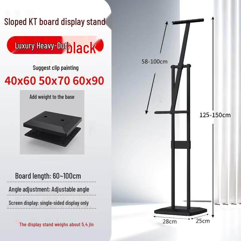 Deluxe Heavy-Duty Floor-Standing Inclined Display Stand