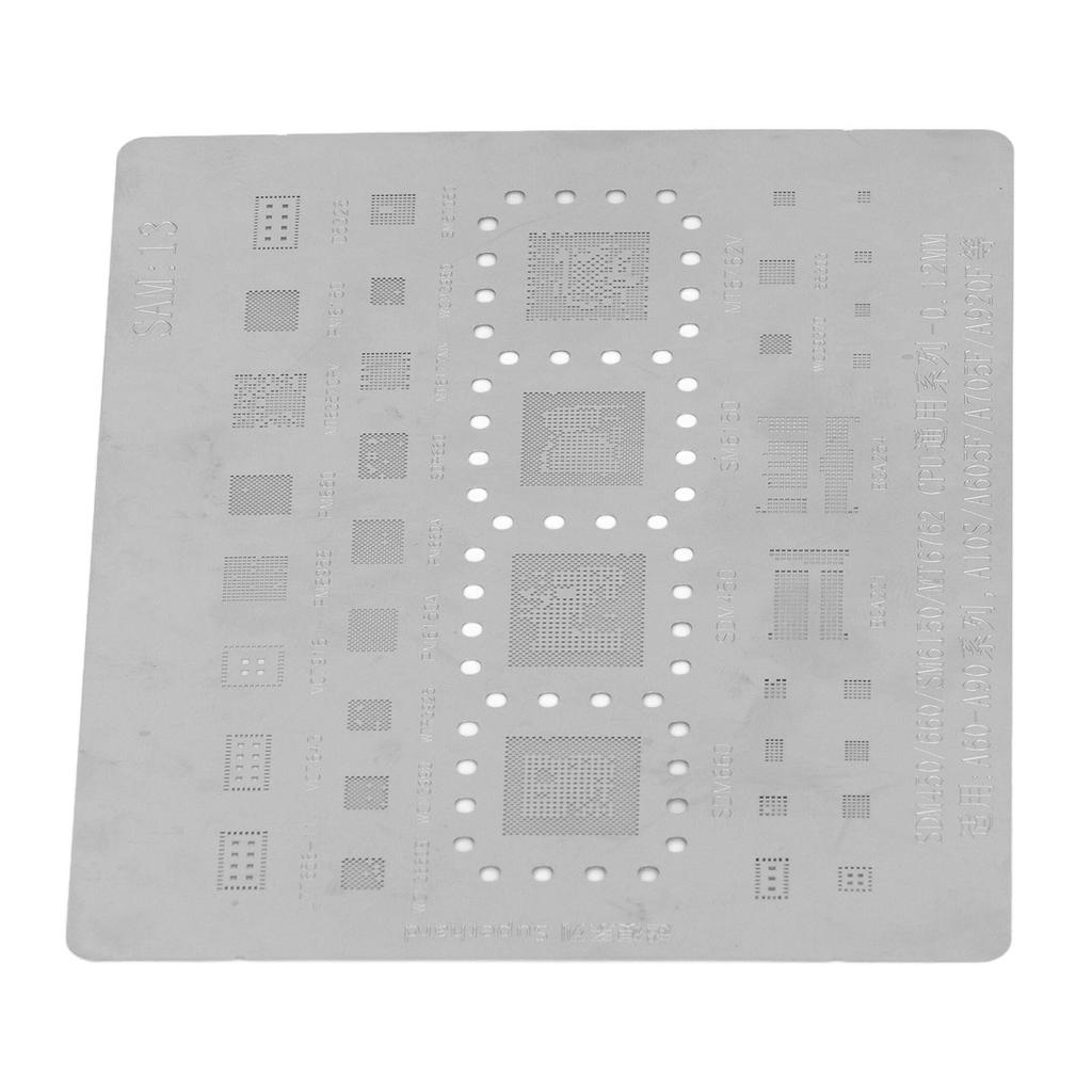 Телефон CPU BGA Reballing Stencil Reball Rework Template Screen для Samsung A60‑A90
