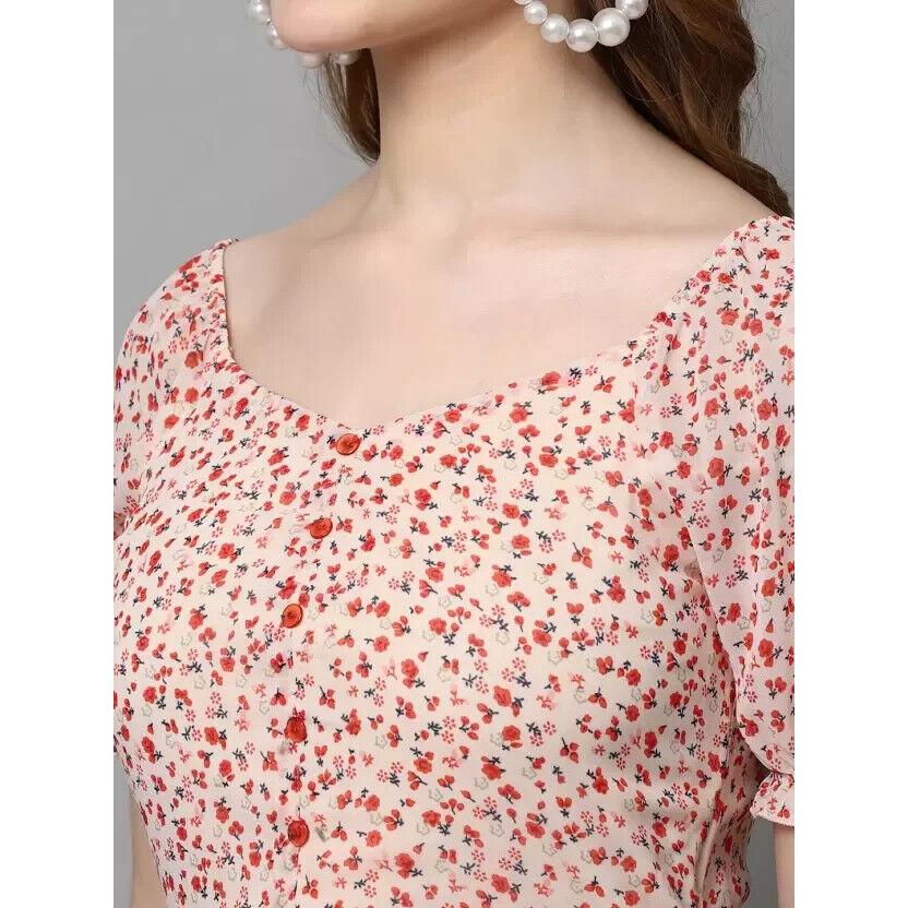 Женское облегающее платье макси из жоржета с принтом и расклешенной юбкой, с подкладкой из полиэстера, платье VF-1809