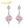 Classic Copper Alloy Zircon Earrings Ladies Jewelry Wedding Promise Party Gift