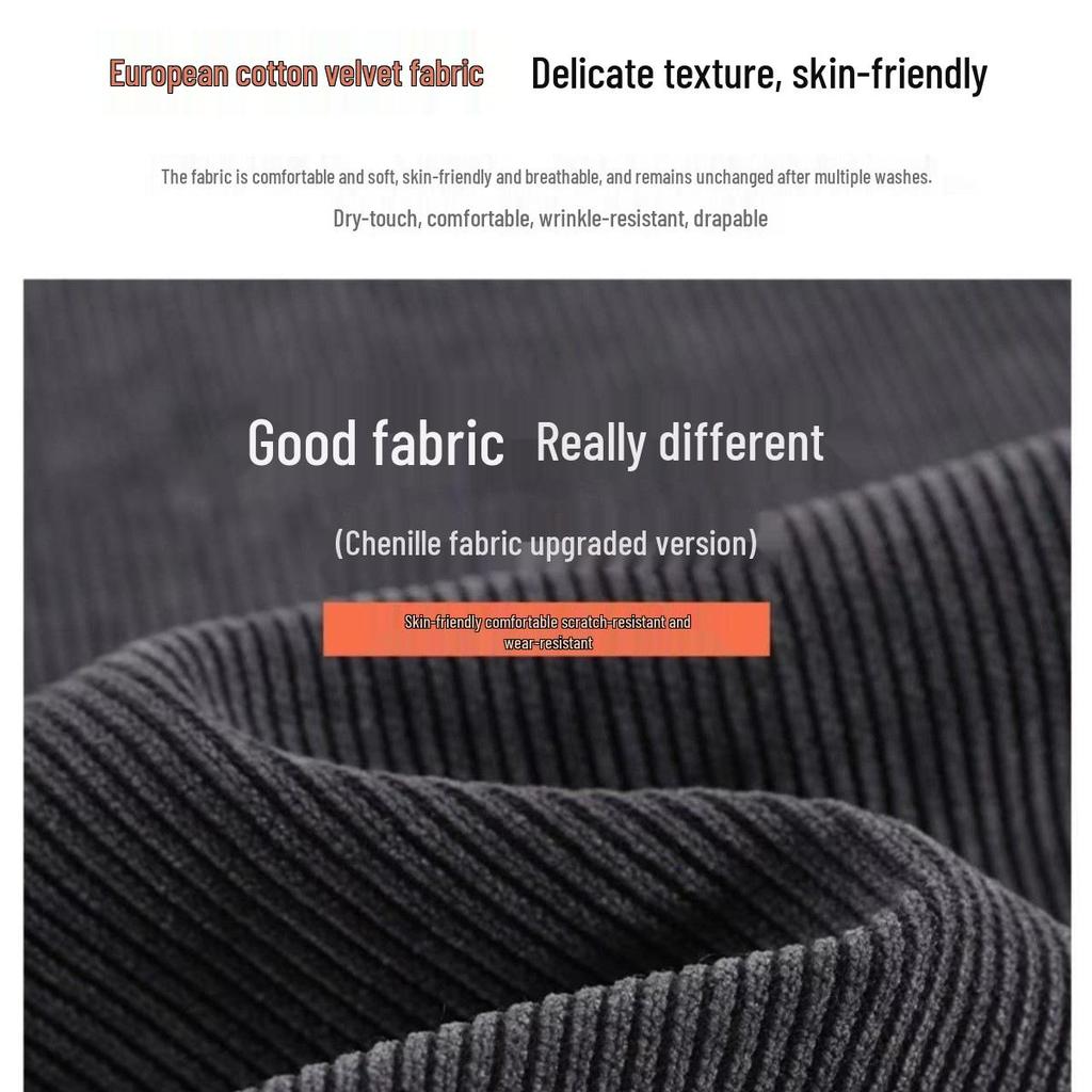 Женские европейские хлопковые велюровые утепленные спортивные штаны - Теплые брюки свободного кроя для осени/зимы 2024