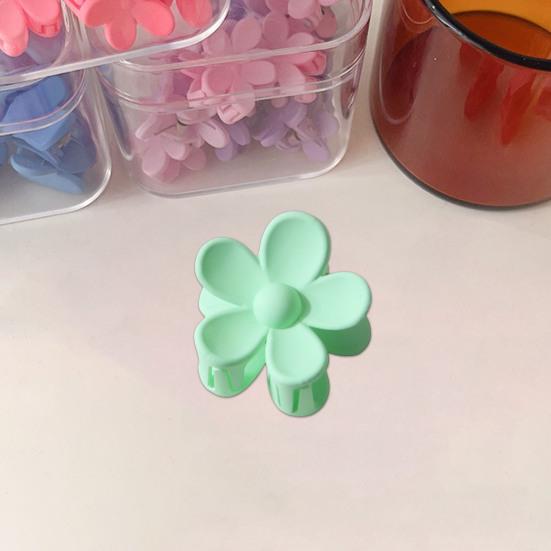 2 шт., маленький коготь для волос в форме цветка, легко открывается, сильная фиксация, боковая шпилька, пластиковая смола, мини-заколка для волос, аксессуар для волос для ежедневной вечеринки