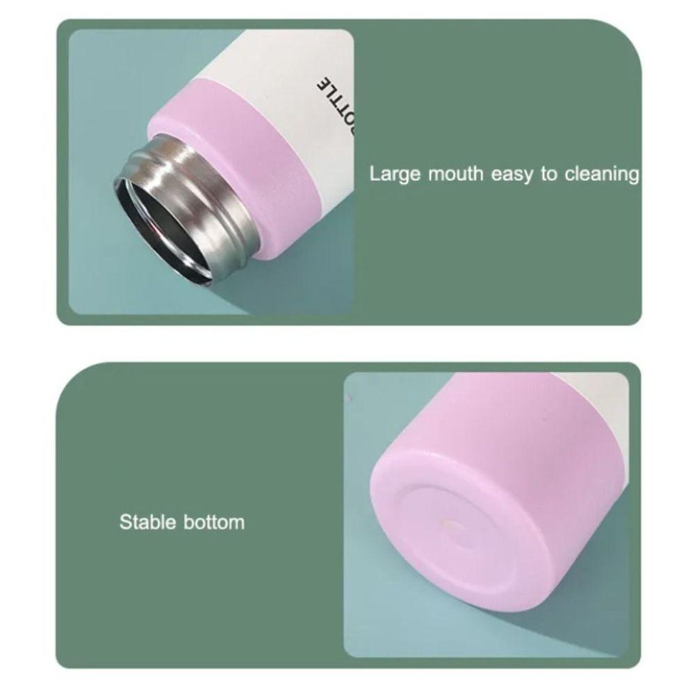 Мини-бутылка для воды 150/250 мл, вакуумная чашка из нержавеющей стали, портативная изолированная бутылка для путешествий