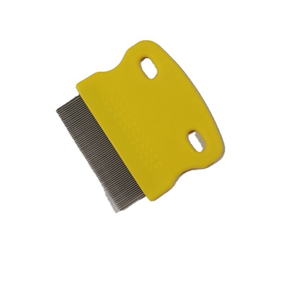 Металлические зубья Аксессуары для питомцев Расческа для вычесывания шерсти Щетка для удаления шерсти Удаление гнид яиц вшей Блошиные грабли