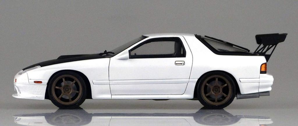 Aoshima Bunka Kyozai Серия Initial D 7 Рёсукэ Такахаси FC3S Спецификация для битвы в Хаконе Масштабная пластиковая модель (АОСИМА) нет. RX-7 1/24