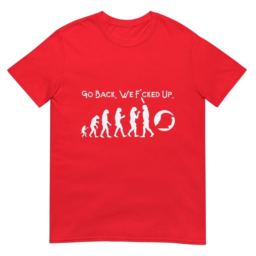 Funny Anti Trump TShirt Go Back Trump Evolution Tee TShirt
