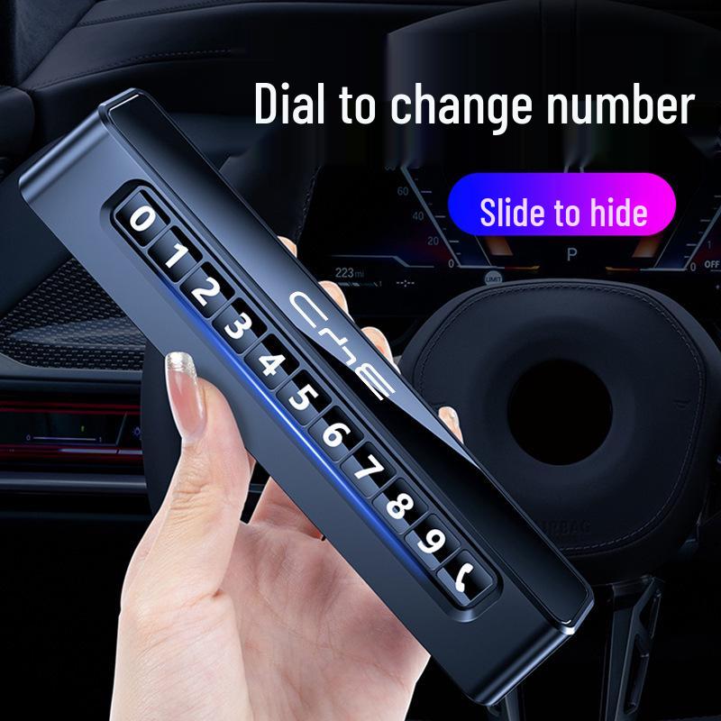 Premium BYD Temporary Parking Sign for Cars: Compatible with Song Plus, Qin DMi, Han EV, Yuan Pro, Tang, Seal 06