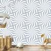 Hippie background wallpaper light gray and white for living room and bedroom 50x1000
