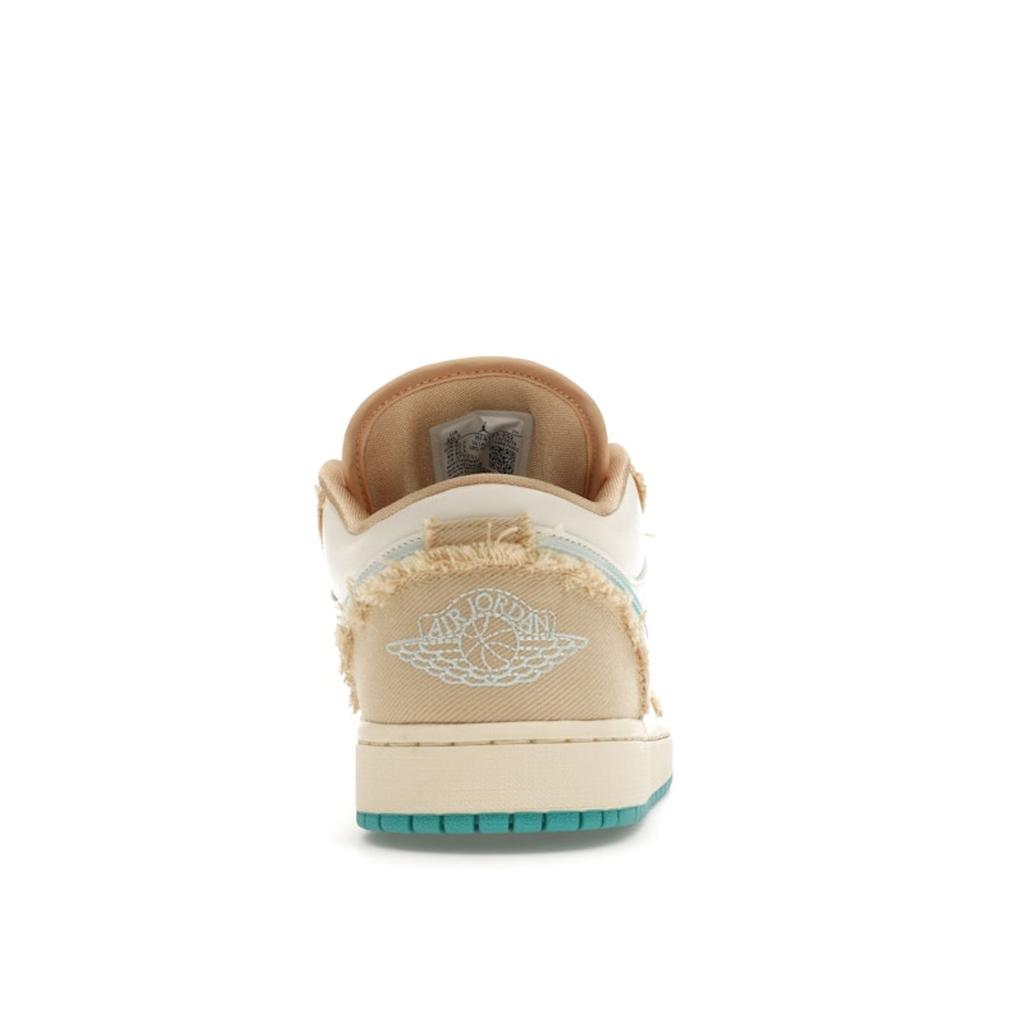 Женские кроссовки Air Jordan 1 Low SE Wave Tan Sesame Glacier-Blue HF4983-252