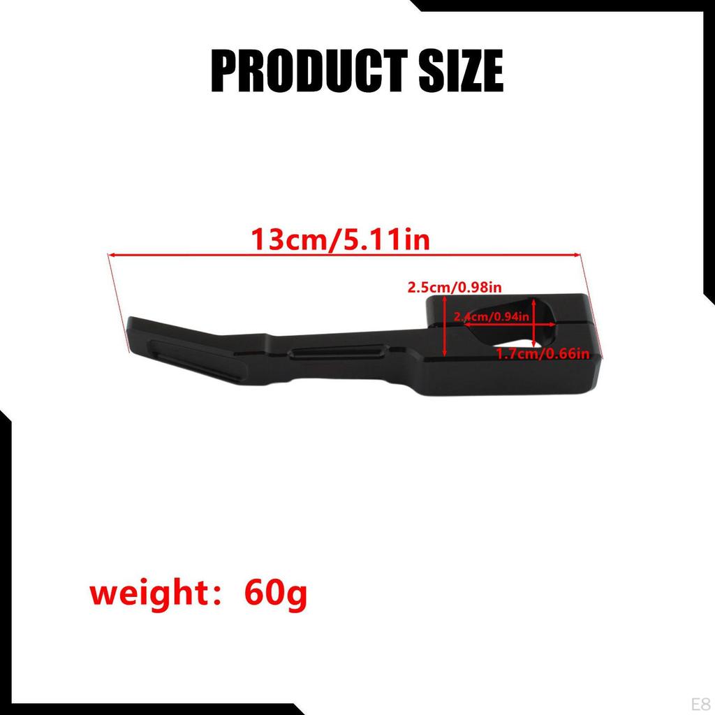 Алюминиевый сплав Мотоциклетная подножка Боковая стойка, Простая установка для 368 г