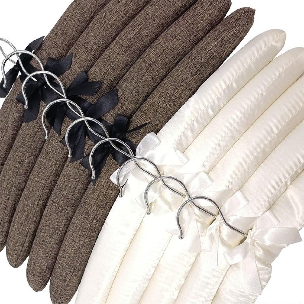 Сатиновая мягкая вешалка для одежды, обтянутая шелком, стойка для пальто и пиджаков, вешалка для демонстрации в магазине